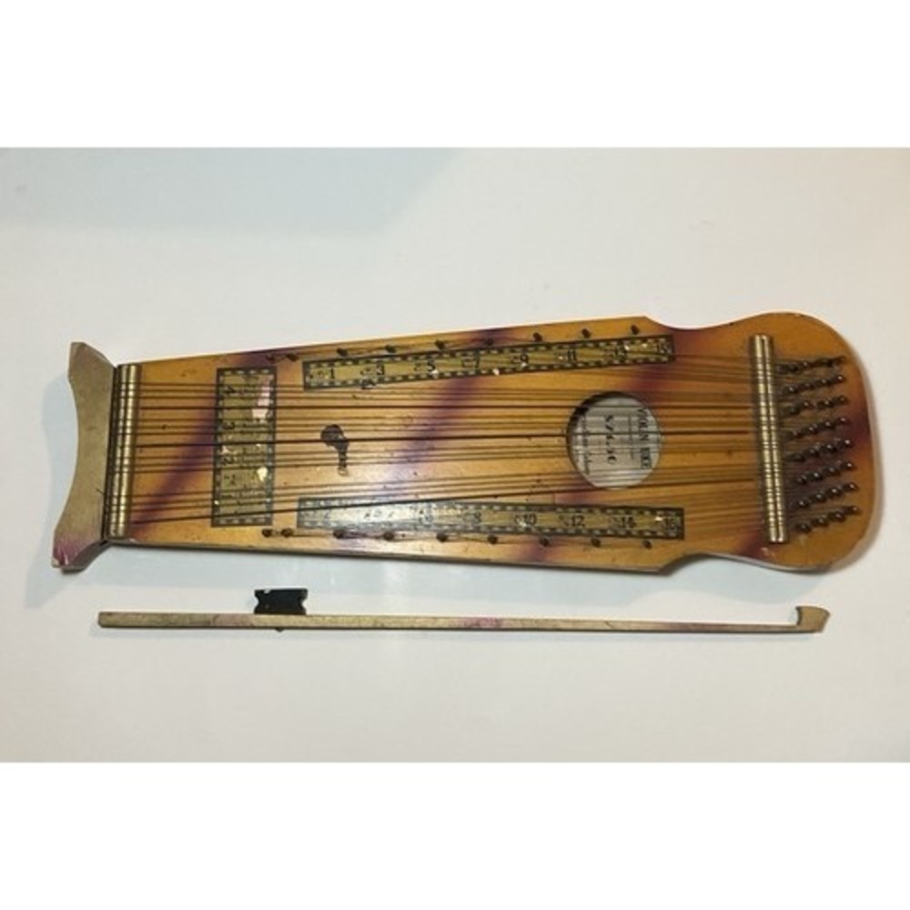Vintage 1930s Marxochime Colony Violin Uke w/Bow Music Instrument Rare USA